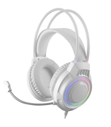 Auriculares Gaming con Micrfono Mars Gaming MH124W/ Jack 3.5/ Blancos