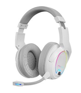 Auriculares Gaming Inalmbricos con Micrfono Mars Gaming MHW100/ Jack 3.5/ Blancos