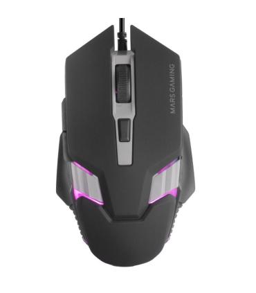 Ratn Gaming Mars Gaming MM024/ Hasta 4000 DPI/ Negro