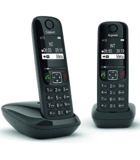 Telfono Inalmbrico Gigaset AS690/ Pack DUO/ Negro