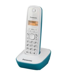 Telfono Inalmbrico Panasonic KX-TG1611/ Blanco/ Azul