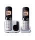 Telfono Inalmbrico Panasonic KX-TGC252SPS/ Pack DUO/ Plata