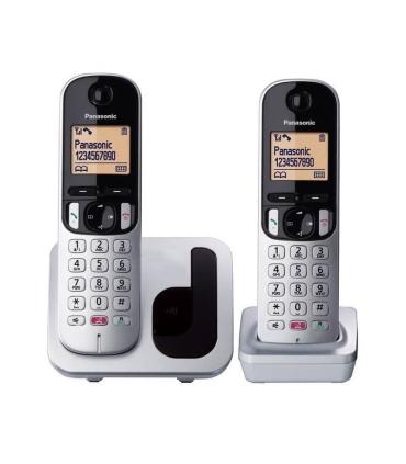 Telfono Inalmbrico Panasonic KX-TGC252SPS/ Pack DUO/ Plata