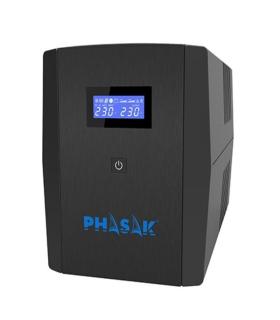 SAI Lnea Interactiva Phasak SIRIUS 1260 VA Interactive/ 1260VA-720W/ 4 Salidas/ Formato Torre