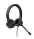 Trust HS-150 Auriculares Alámbrico Diadema Oficina Centro de llamadas Negro