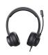 Trust HS-150 Auriculares Alámbrico Diadema Oficina Centro de llamadas Negro