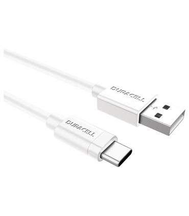 Duracell USB5031W cable USB 3.2 Gen 1 (3.1 Gen 1) 1 m USB A USB C Blanco