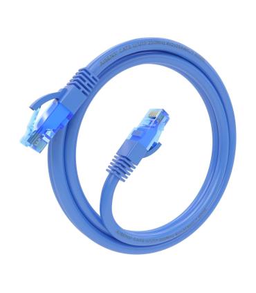 AISENS Cable De Red Latiguillo RJ45 Cat.6 UTP AWG26 CCA, Azul, 1.0 m