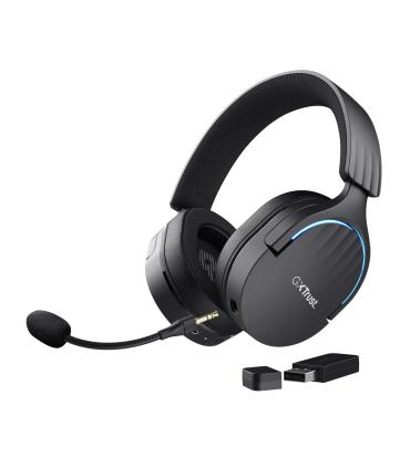 Trust GXT 491 Fayzo Auriculares Inalámbrico y alámbrico Diadema Juego USB Tipo C Bluetooth Negro