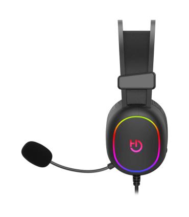 Hiditec Erys ARGB Auriculares Alámbrico Diadema Juego Negro