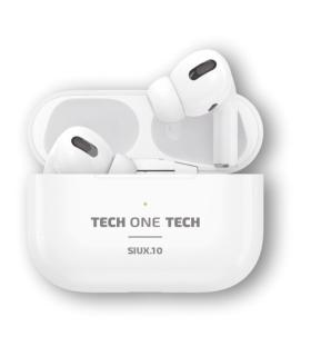 Auriculares Bluetooth Tech One Tech SIUX.10 TEC1410/ con estuche de carga/ Autonoma 5h/ Blancos