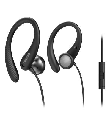 Philips TAA1105BK 00 auricular y casco Auriculares Alámbrico gancho de oreja, Dentro de oído Deportes Negro