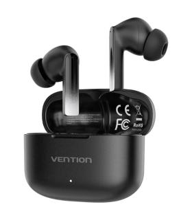 Auriculares Bluetooth Vention ELF E04 NBIB0 con estuche de carga/ Autonoma 6h/ Negros