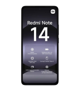 Smartphone Xiaomi Redmi Note 14 6GB/ 128GB/ 6.67\'/ Negro