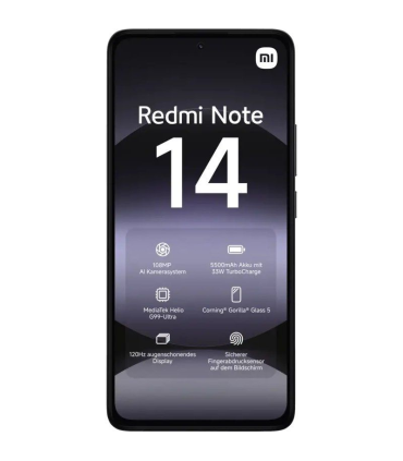 Smartphone Xiaomi Redmi Note 14 6GB/ 128GB/ 6.67\'/ Negro