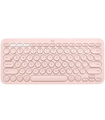 Logitech K380 Multi-Device teclado Universal Bluetooth QWERTY Español Rosa