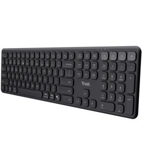 Teclado Compacto Inalmbrico por Bluetooth Trust Vaiya/ Negro