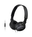 Auriculares Sony MDRZX110APB/ Con Micrfono/ Jack 3.5/ Negros