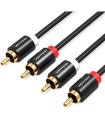 Cable Estreo Vention VAB-R06-B150/ 2x RCA Macho - 2x RCA Macho/ 1.5m/ Negro