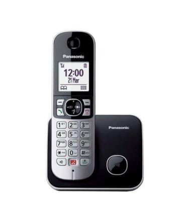 Telfono Inalmbrico Panasonic KX-TG6851/ Negro