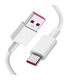 Cable USB Xiaomi 6A Type-A to Type-C/ USB Macho - USB Tipo-C Macho/ 1m/ Blanco