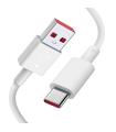 Cable USB Xiaomi 6A Type-A To Type-C/ USB Macho - USB Tipo-C Macho/ 1m/ Blanco