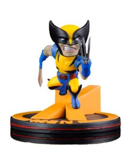 Figura quantum mechanix marvel x - men wolverine 10 cm q - fig diorama