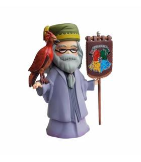 Figura plastoy harry potter albus dumbledore & fenix estandarte hogwarts