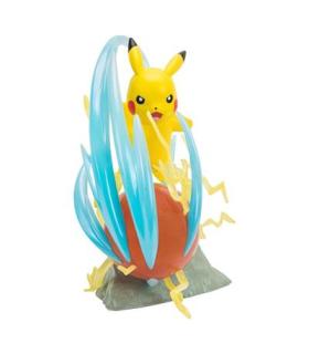 Figura pokemon 25 aniversario con iluminacin deluxe pikachu