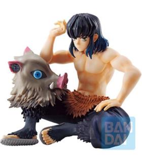 Figura bandai ichibansho demon slayer kimetsu no yaiba inosuke hashibira 10 cm exclusiva