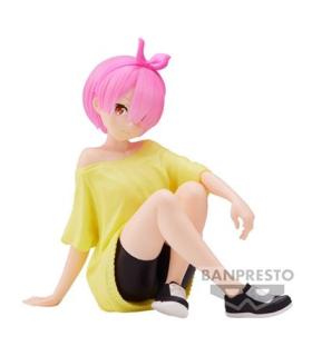 Figura banpresto re: zero starting life in another world relax time ram training style