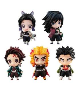 Pack 5 figuras megahouse demon slayer kimetsu no yaiba sailor tanjiro & the hashira set a