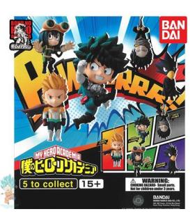 Set gashapon my hero academia llavero deformed mascot smash vol.2 bandai