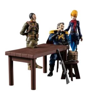 Figuras megahouse g.m.g mobile suit gundam principality of zeon team ramba ral set