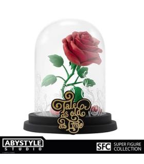 Figura abystyle studio disney la bella y la bestia - la rosa encantada