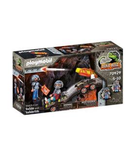 Playmobil dino mine carro de cohetes