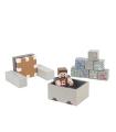 Figura Mattel Minecraft Vagoneta Explosiva Lanza Y Choca