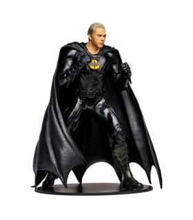 Megafigura mcfarlane toys dc multiverse the flash -  batman michael keaton sin mascara