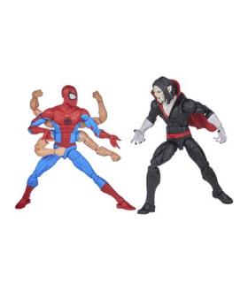 Pack 2 figuras hasbro marvel legends series spider - man & morbus