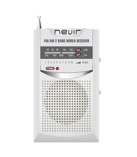 Radio nevir de bolsillo nvr - 136 plata