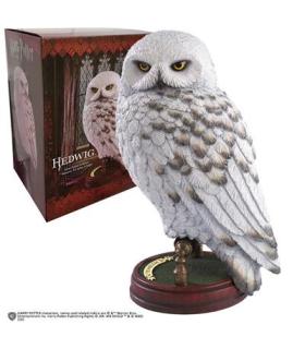 Figura the noble collection harry potter criaturas magicas estatua resina hedwig 24 cm