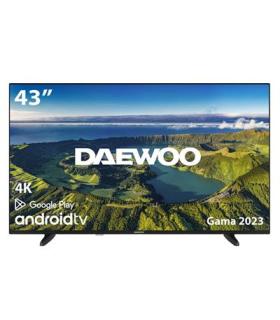 Tv daewoo 43 pulgadas led 4k uhd - 43dm72ua - android smart tv