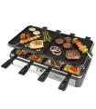 Plancha De Asar Bourgini Gourmette Raclette Grill Plus 1400w 8 Personas 23x42cm