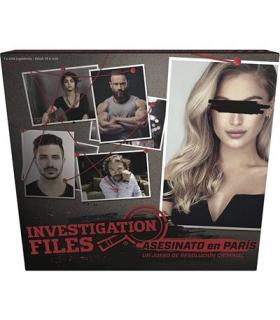 Juego de mesa investigation files: asesinato en paris pegi 14