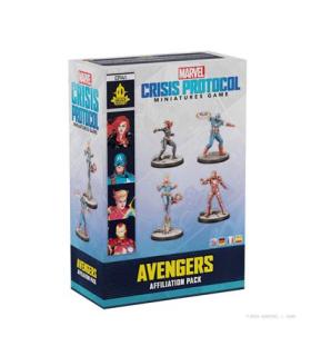 Juego de mesa marvel crisis protocol avengers affiliation pack edad recomendada 14 aos