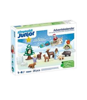 Playmobil junior: calendario de adviento navidad en la nieve