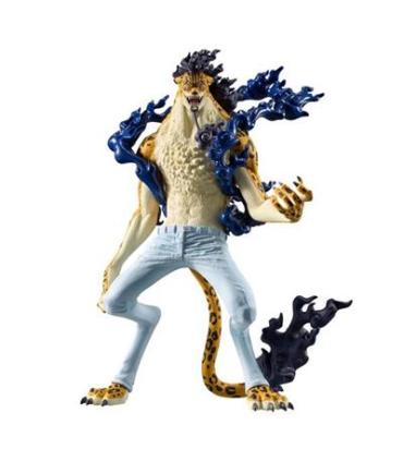 Figura banpresto one piece king of artist rob lucci awakening ver. 19cm