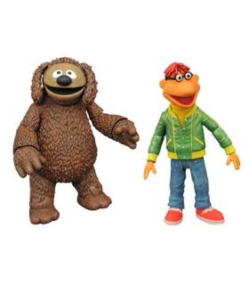 Set de 2 figuras diamond select toys the muppets los teleecos scooter and rowlf