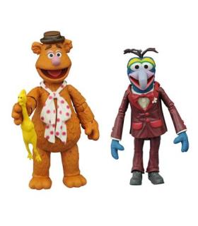 Set de 2 figuras diamond select toys the muppets los teleecos gonzo and fozzie