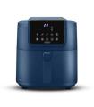 Freidora De Aire Bourgini Airfryer Slim Ceramica 8l 1700w Color Azul